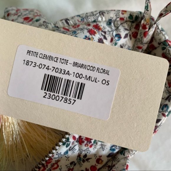 NWT Doen Petite Clemence Tote in Brianwood Floral - Picture 7 of 7